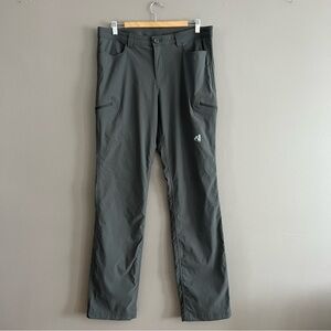 Eddie Bauer First Ascent Pants Womens Guide Pro Cargo Hiking Outdoors Gray T12